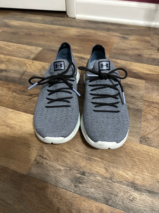 Under Armour Shoes - Under Armour Grey Knit Athletic Sneakers
